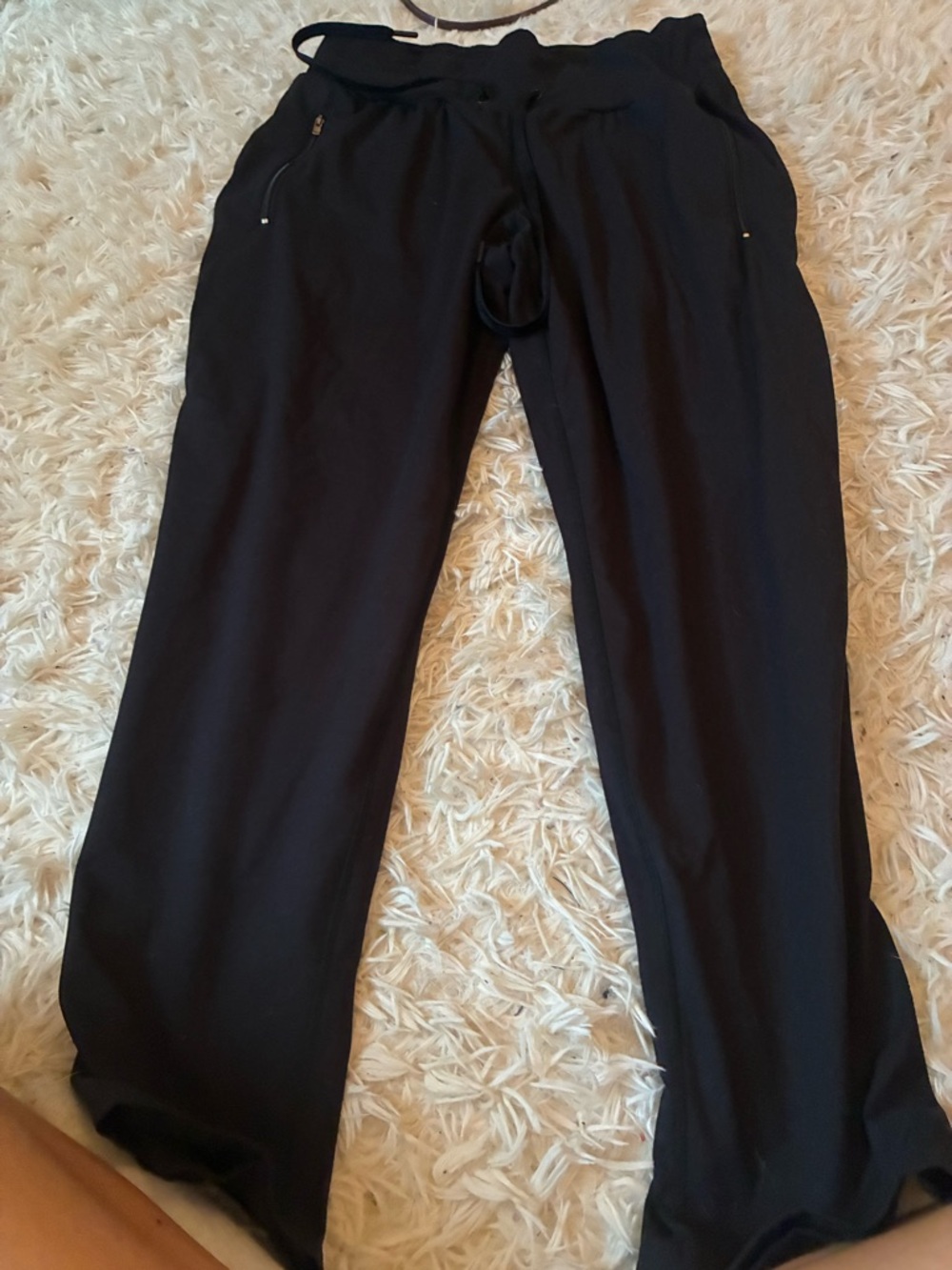 Maurices Black Wide-Leg Drawstring Pants
